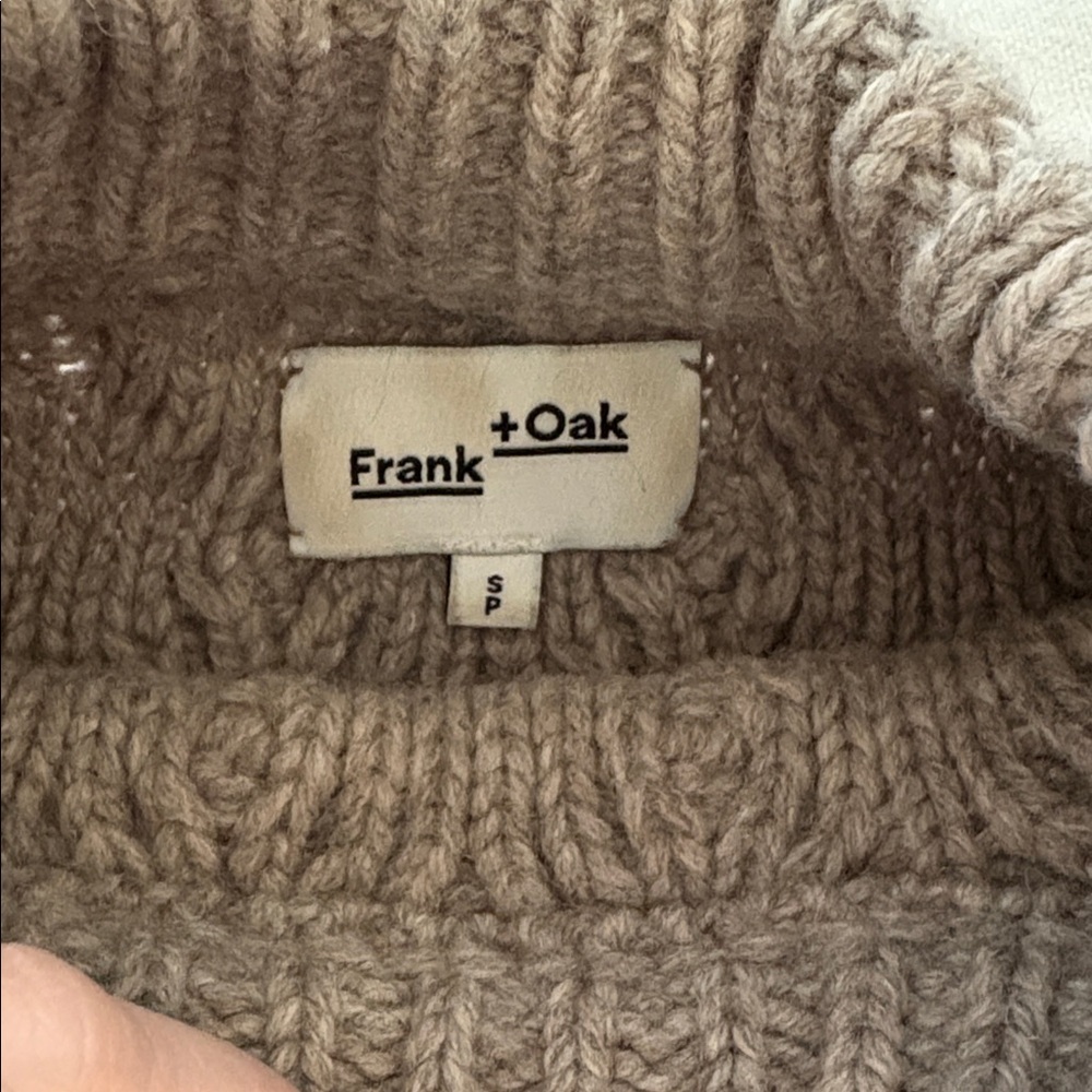 FRANK + OAK 85% WOOL SWEATER - Picture 7 of 13